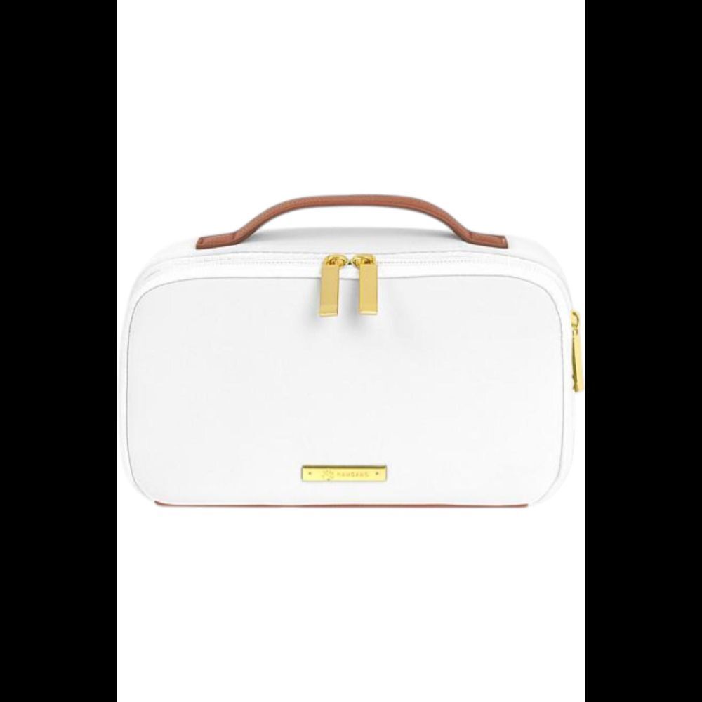 Joy CleanBoss World Traveler Accordion Style Toiletry Bag Crisp White